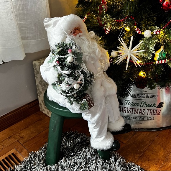 Rare Vintage Christmas Sitting Santa Clause - Picture 6 of 11
